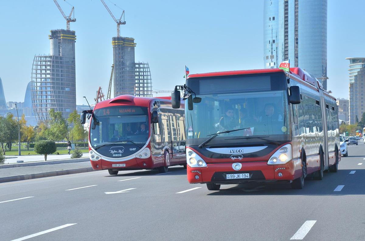 Bakıda bu avtobusun hərəkət sxemi dəyişdirilir
