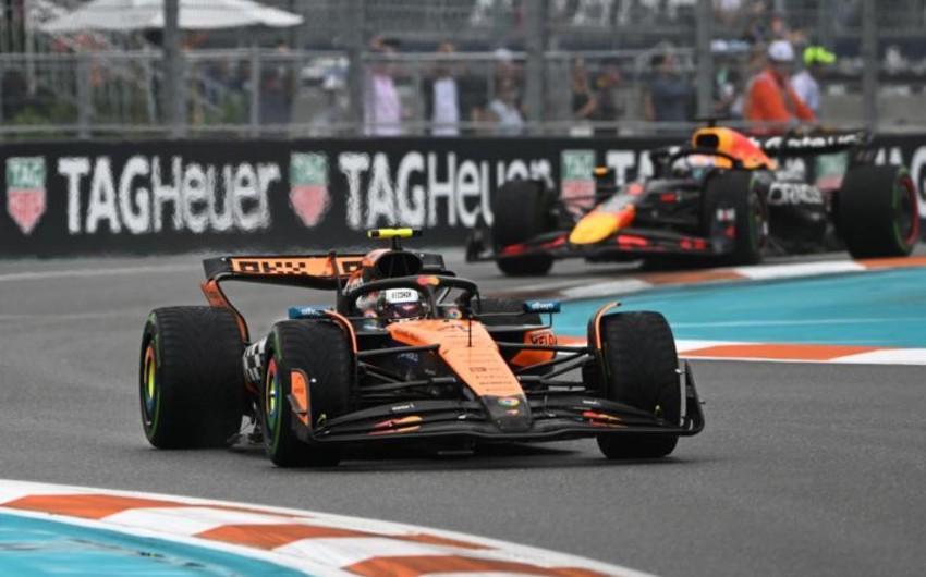 "Formula 1": Norris Mayami Qran-prisinin qalibi olub "Formula 1": Norris Mayami Qran-prisinin qalibi olub