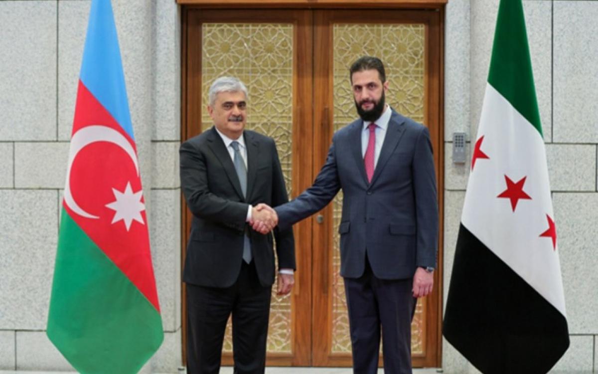 Əl Şaraa Samir Şərifovu qəbul EDİB