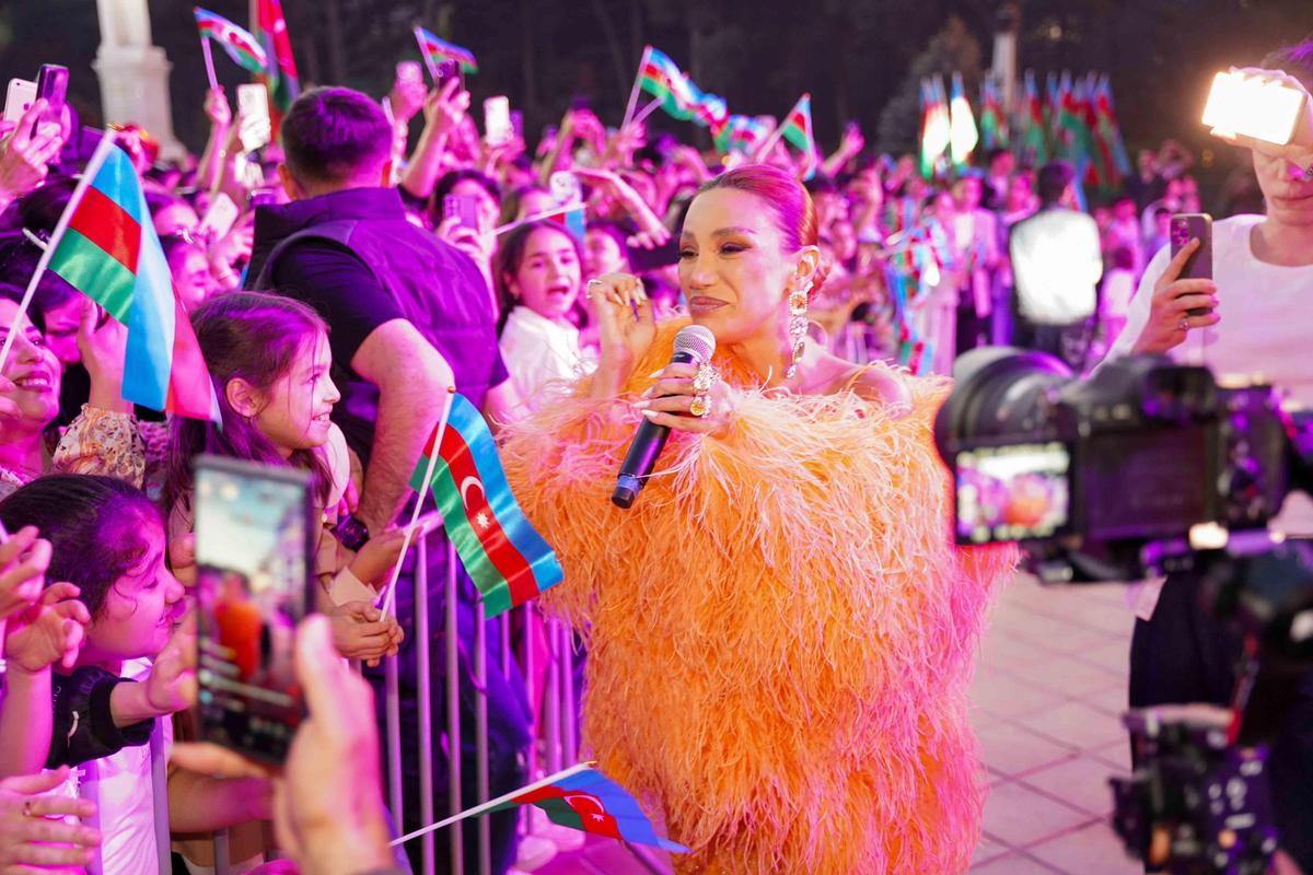 Abşeronda Heydər Əliyevin 102-ci ildönümü münasibətilə konsert - FOTOLAR