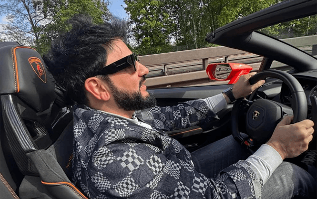 Xalq artisti “Lamborghini”ni 300-lə sürdü - VİDEO