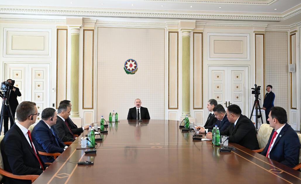 Prezident İlham Əliyev TDT-nin daxili işlər nazirlərini qəbul edib - FOTO