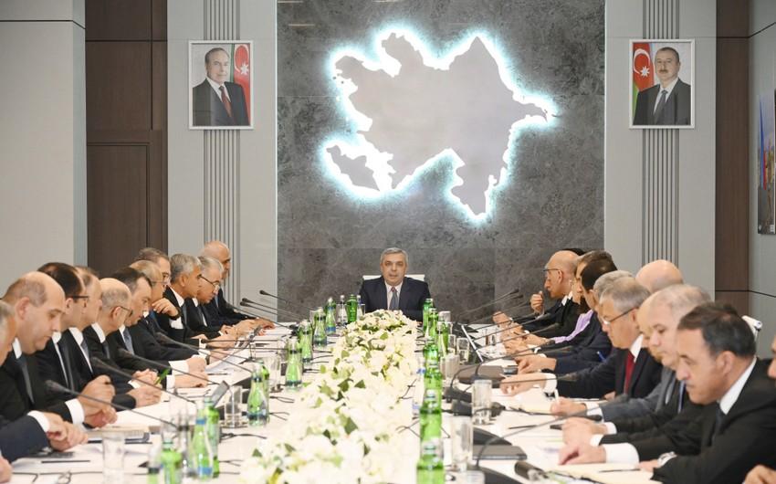 Samir Nuriyev Ağdamda iclas keçirdi -Tapşırıqlar verdi
