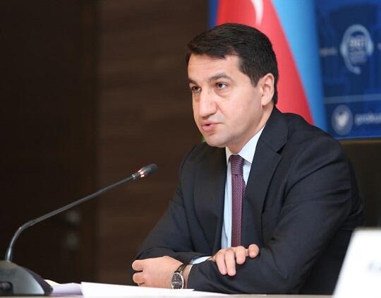 Hikmət Hacıyev diplomatların Laçın səfəri ilə bağlı növbəti paylaşım etdi