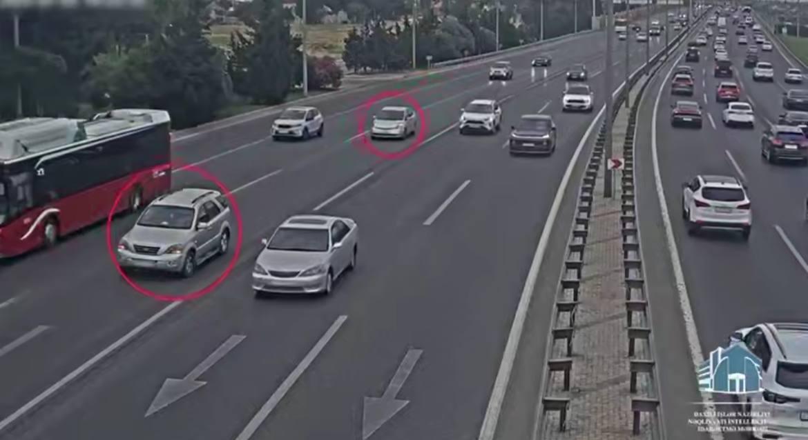 Nasaz avtomobil Bakıda qəzaya səbəb oldu – VİDEO
