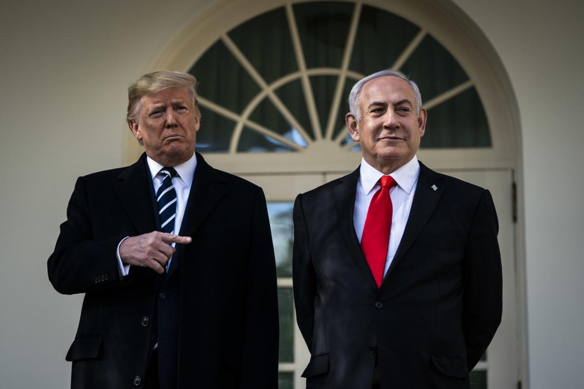 Tramp sabah Netanyahu ilə görüşəcək