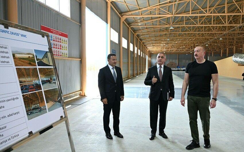 Xocalı kərpic zavodunun açılışı oldu - FOTO