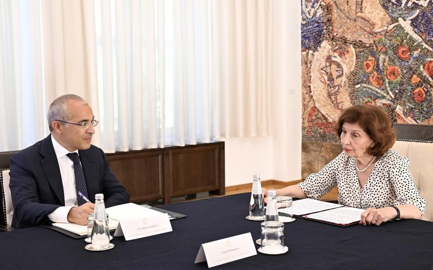 Şimali Makedoniya prezidenti Mikayıl Cabbarovu qəbul etdi