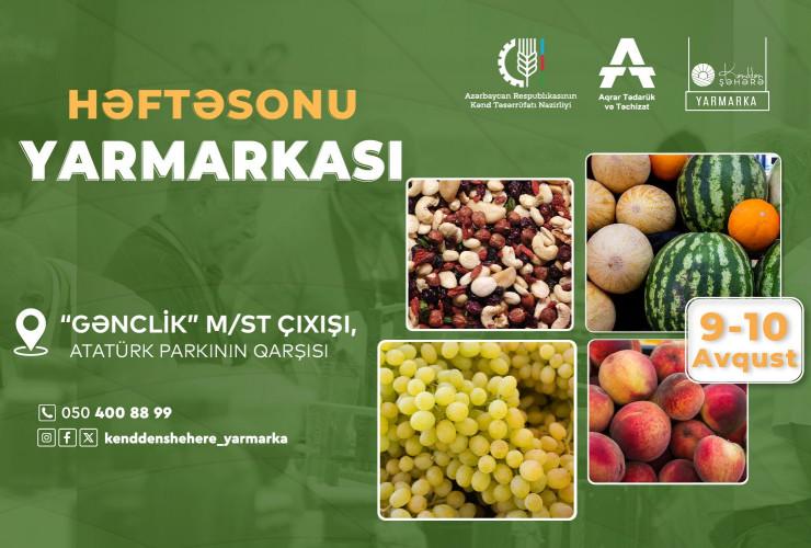 Bakıda “Kənddən Şəhərə” yarmarkası təşkil olunacaq - Ünvan