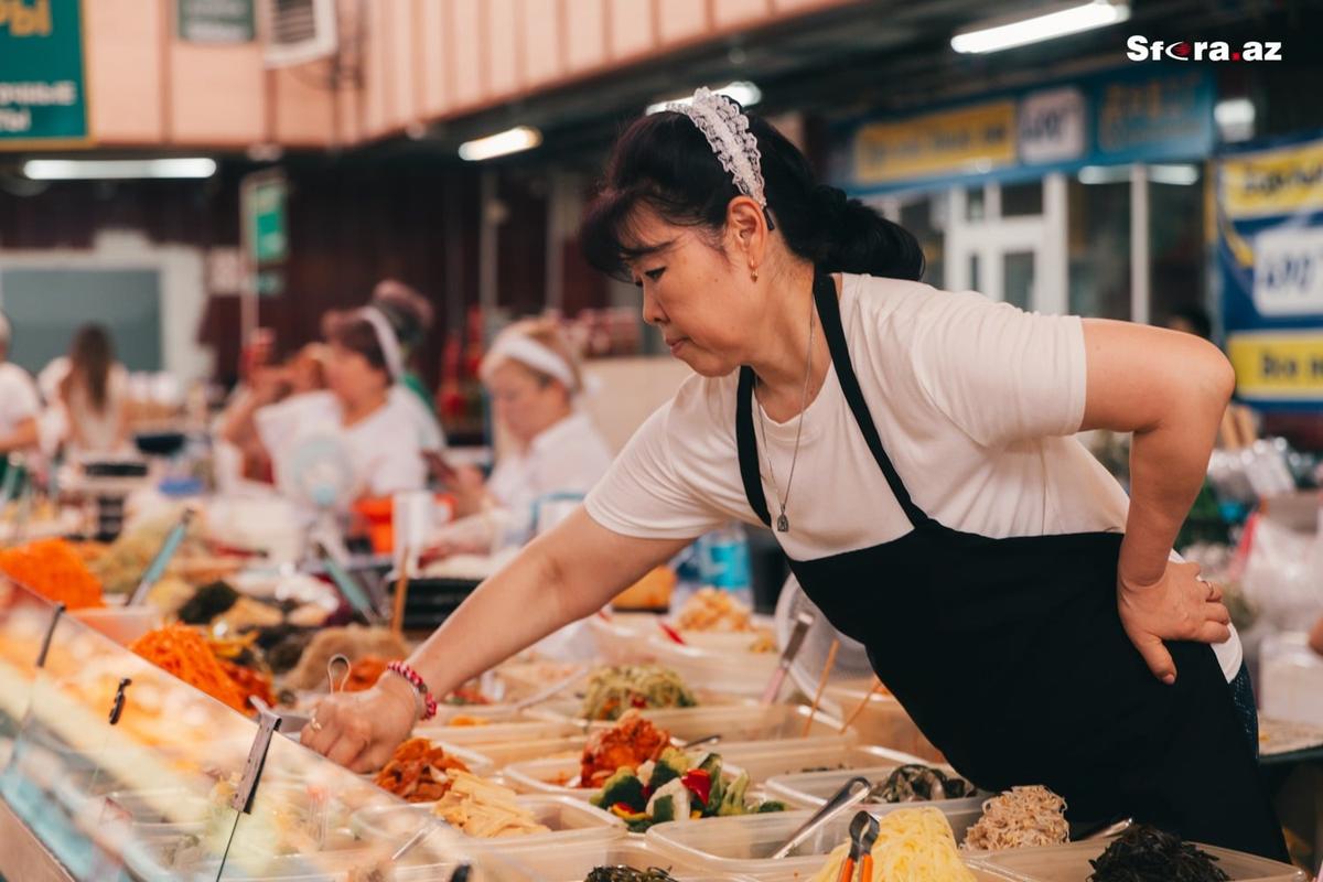 Almatının ləzzət xəzinəsi: “Yaşıl Bazar”dan FOTOREPORTAJ