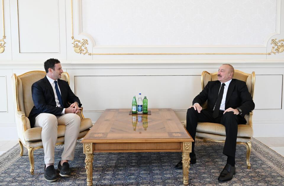 İlham Əliyev Cared Koheni qəbul edib - FOTO