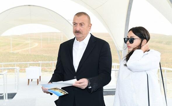 İlham Əliyev və xanımı Gəncədə...