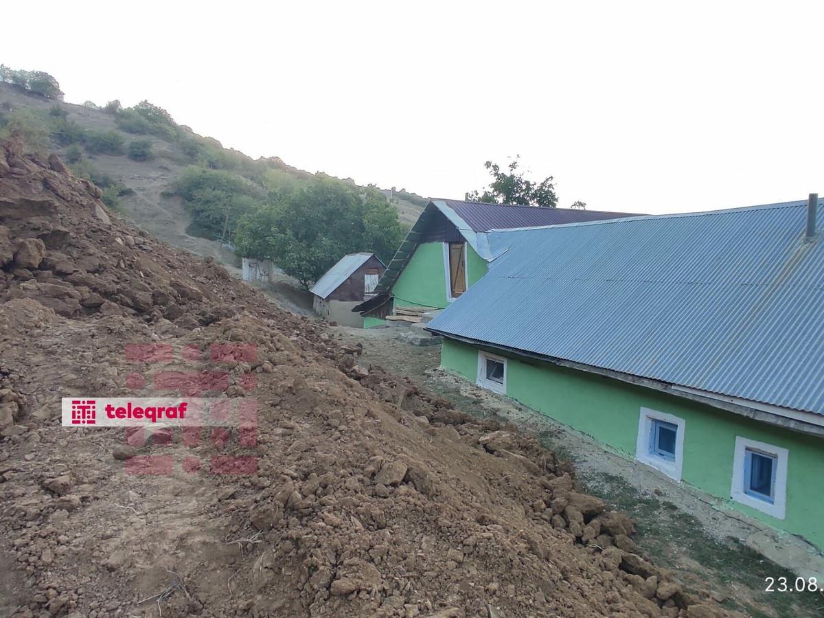 Lerikdə torpaq sürüşməsi: yaşayış evi təhlükə altına düşdü