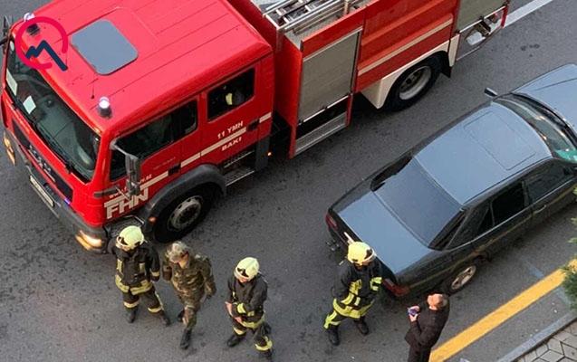 Nərimanovda yataqxanada yanğın olub - Tüstüdən zəhərlənənlər var
