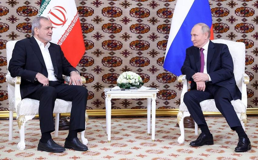 Putin və Pezeşkian Cənubi Qafqazı müzakirə etdi