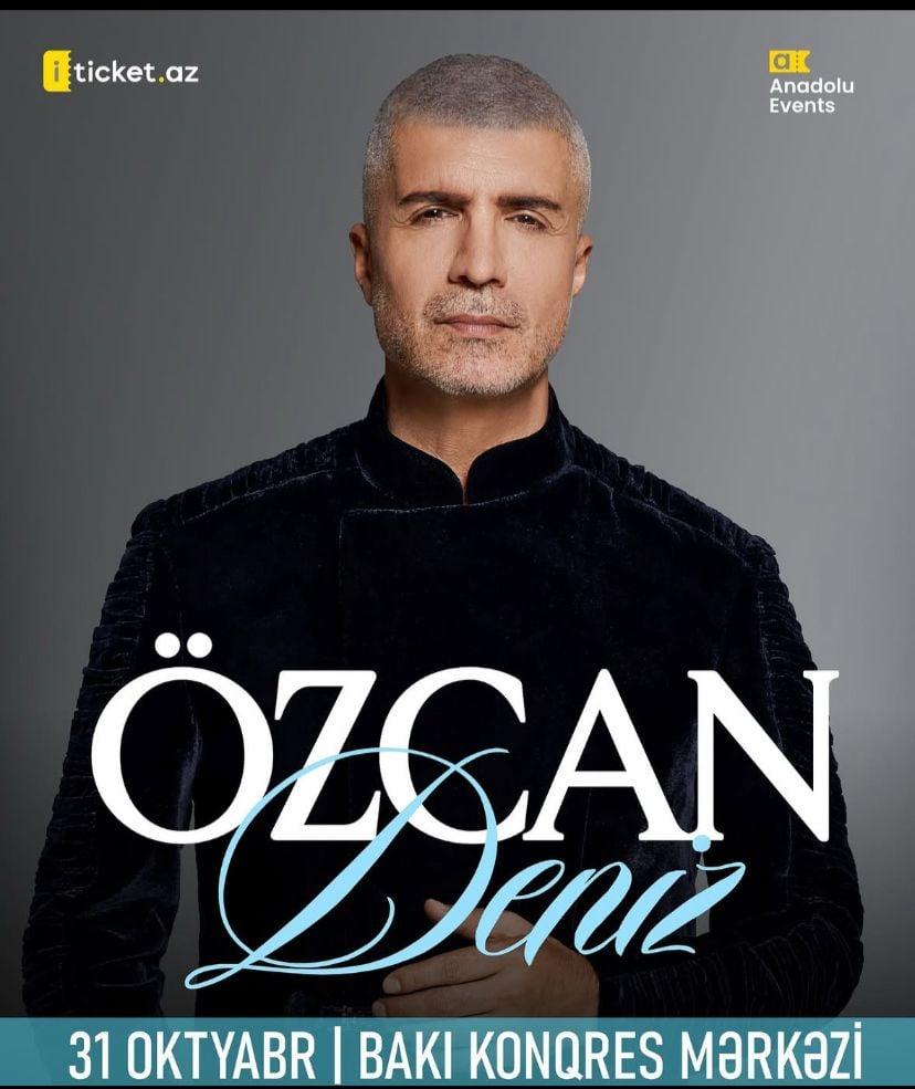 Özcan Deniz Bakıda konsert verəcək - FOTO