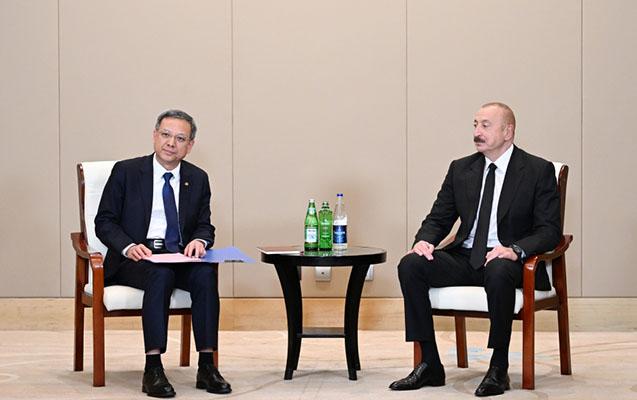 İlham Əliyev Çində görüşlər keçirdi - FOTOLAR