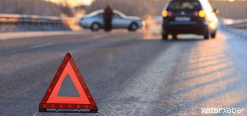 Oğuzda ağır yol qəzası: 1 ölü, 1 yaralı var
