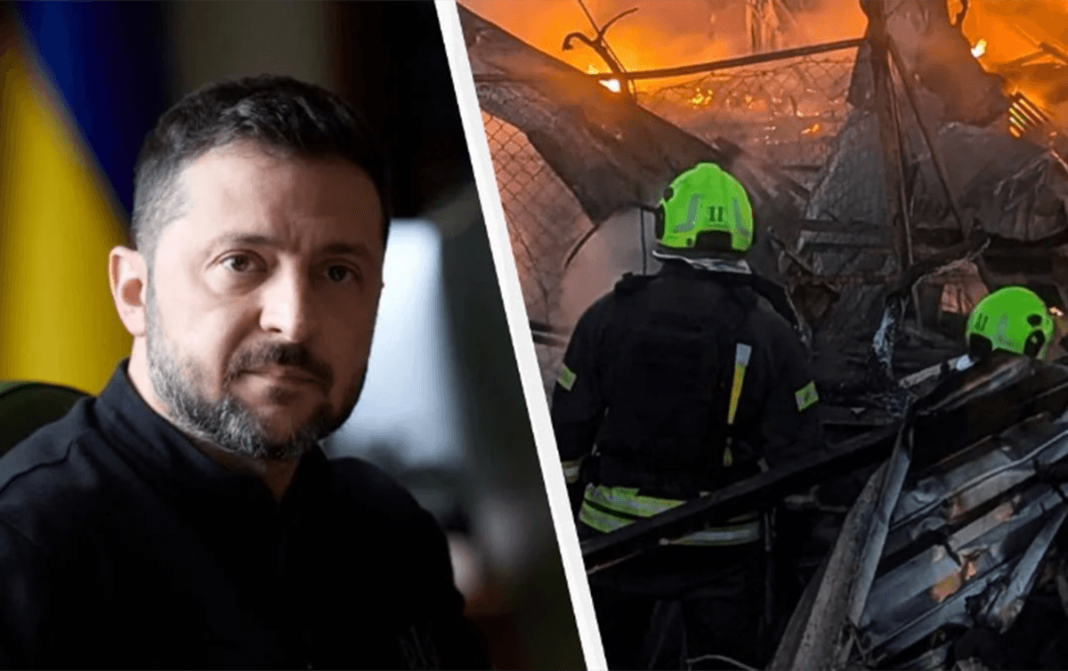 Zelenski gecəki kütləvi hücumdan danışdı