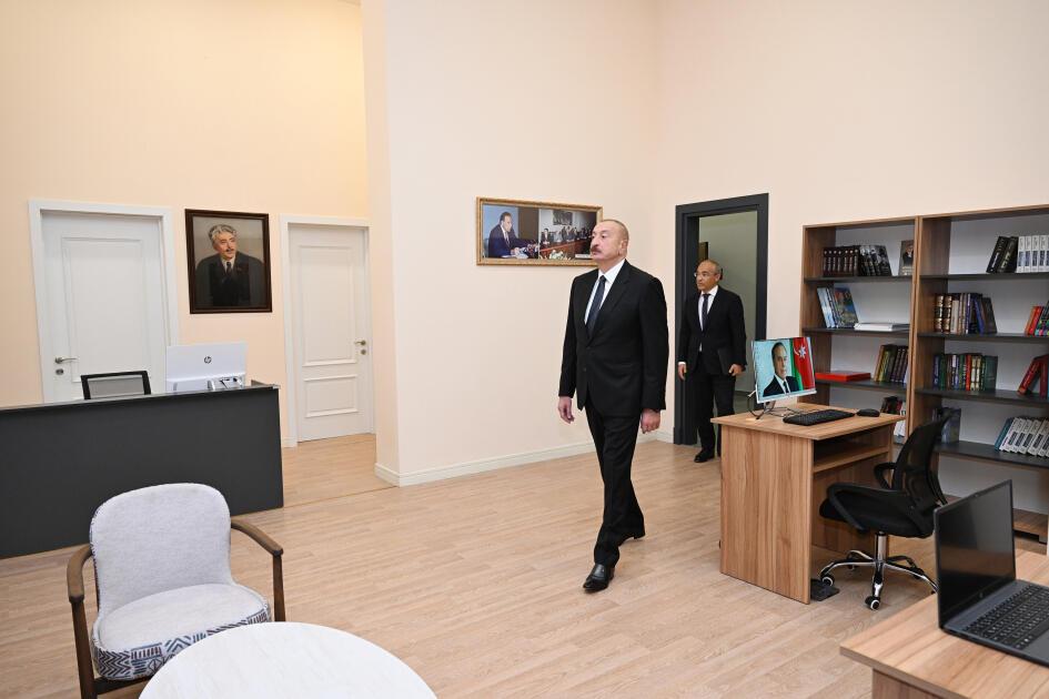 İlham Əliyev Səməd Vurğun adına Yaradıcılıq Evinin açılışında iştirak edib - FOTO İlham Əliyev Səməd Vurğun adına Yaradıcılıq Evinin açılışında iştirak edib - FOTO