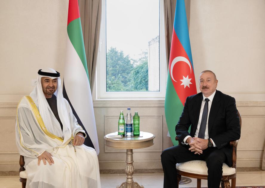 Prezidentlərin Şuşada təkbətək görüşü keçirildi – FOTO