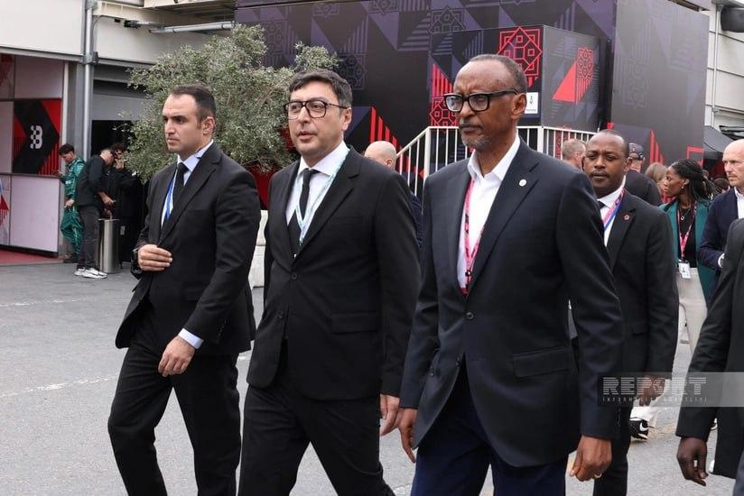 Ruanda Prezidenti Bakıdakı "Formula 1" yarışını izləyəcək - FOTO