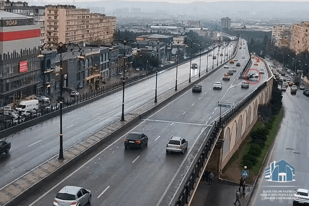 Bakıda ölümlə nəticələnən dəhşətli qəzanın ANBAAN GÖRÜNTÜLƏRİ