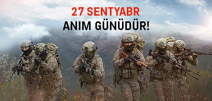 Qürur və Hüznün birləşdiyi gün: 27 Sentyabr