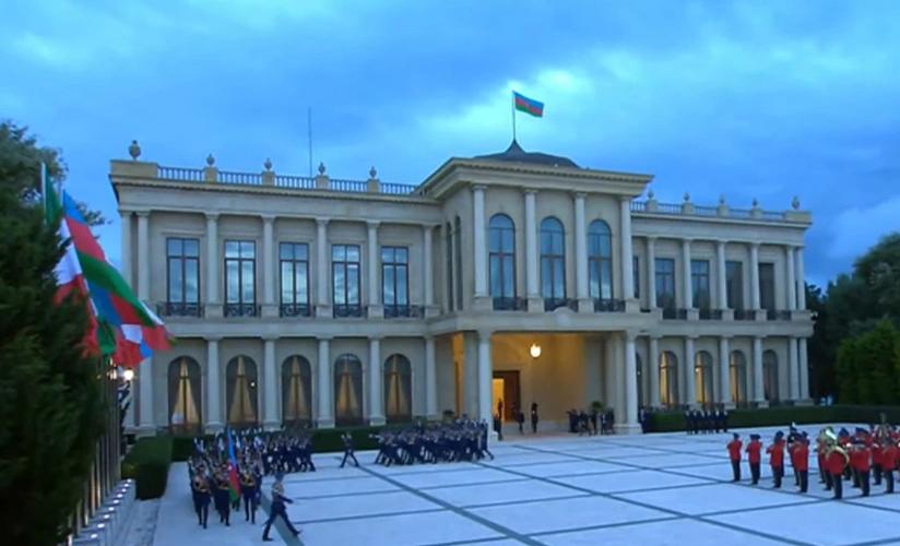 İtaliya Prezidentinin rəsmi qarşılanma mərasimi olub
