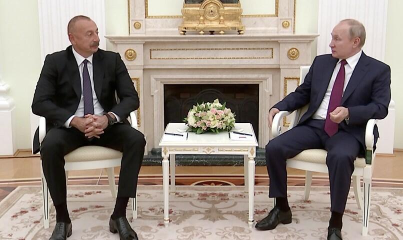 İlham Əliyev Putinə təşəkkür etdi