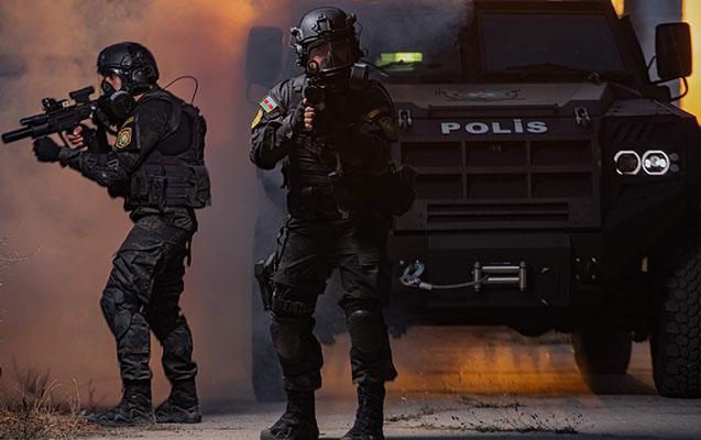 Bakıda polisə silahla hücum edən şübhəli saxlanıldı