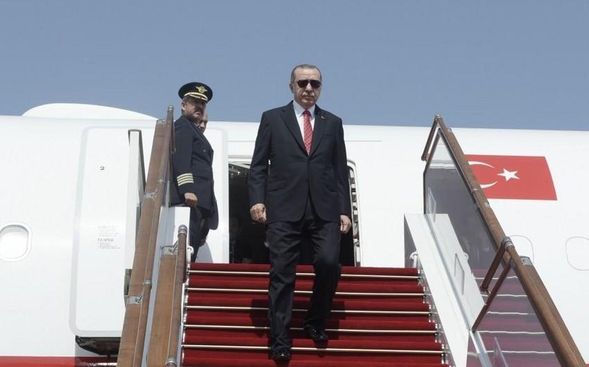 Ərdoğanın təyyarəsi Misirə çətinliklə enib