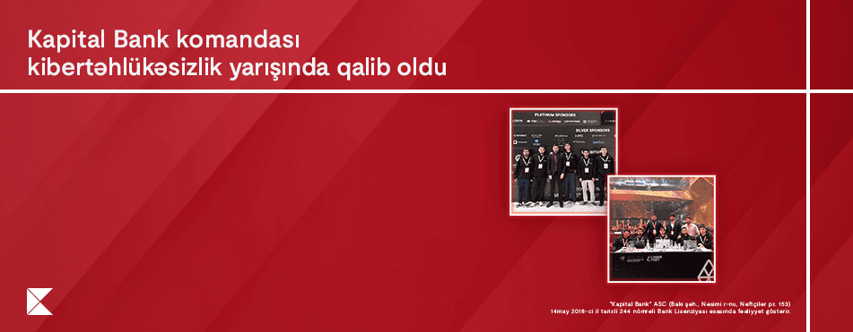 "Kapital Bank" komandası qaliblər sırasında yer aldı