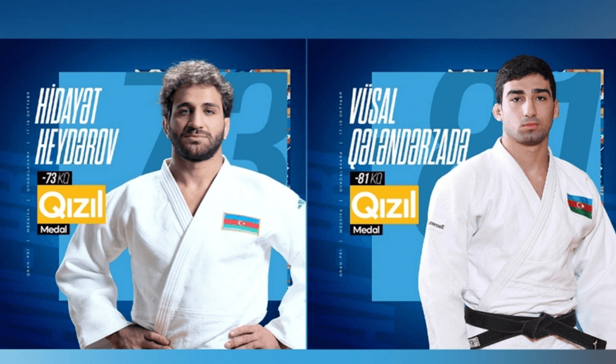 Hidayət Heydərov və Vüsal Qələndərzadə Qvadalaxarada qızıl medal qazanıblar