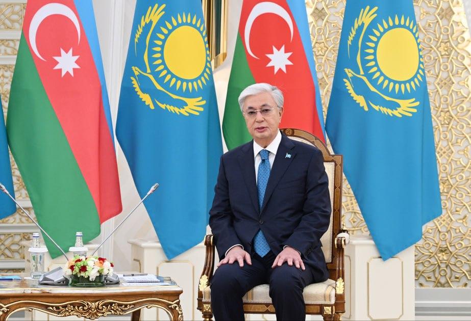 Tokayev:“Azərbaycan regional güc kimi çox mühüm rol oynayır”