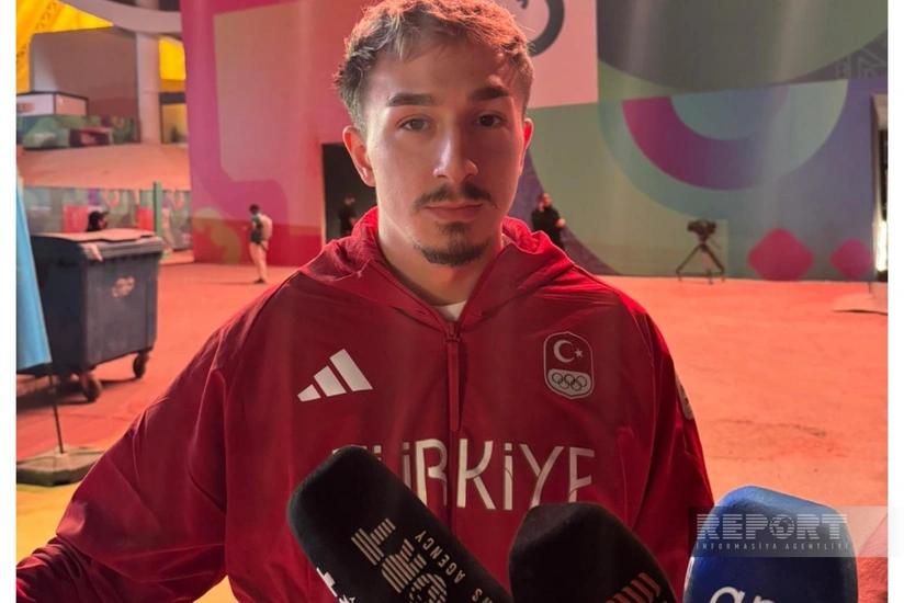 Türkiyəli ağırlıqqaldıran İlham Əliyevə təşəkkür etdi