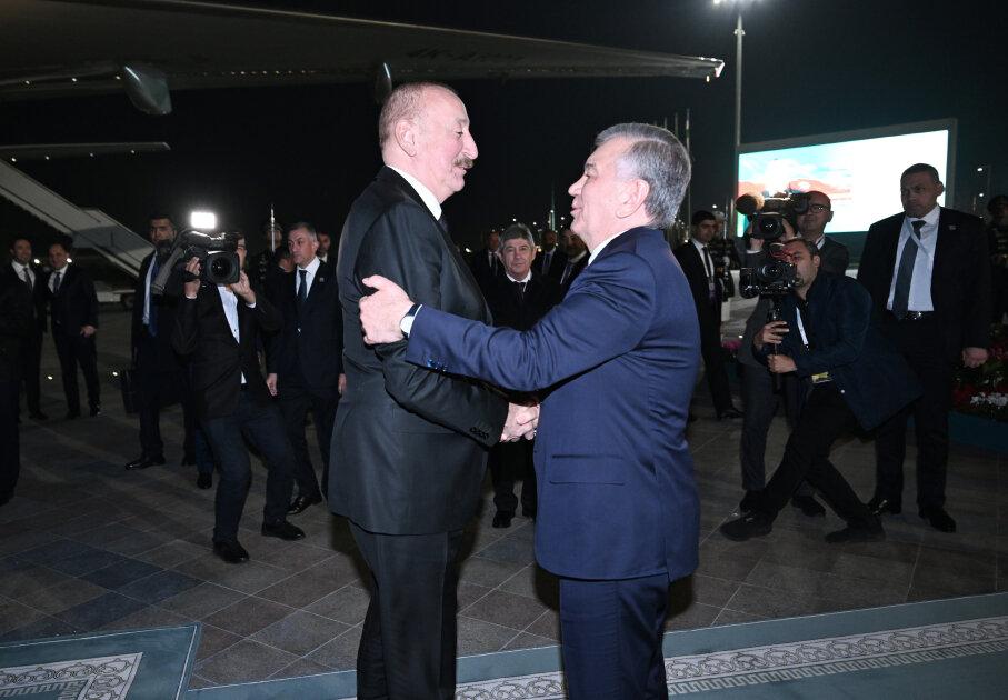 Prezident Özbəkistan səfərindən paylaşım etdi -VİDEO