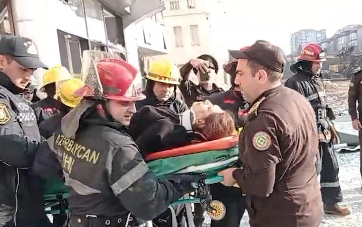 Partlayışda yaralananlar belə xilas olundu - VİDEO - FOTOLAR