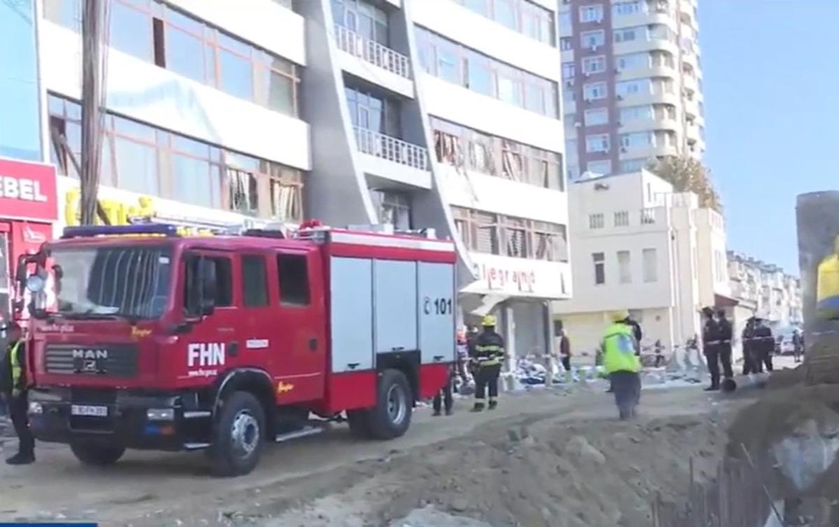 “AFEN Plaza”da partlayış bu mağazada baş verib
