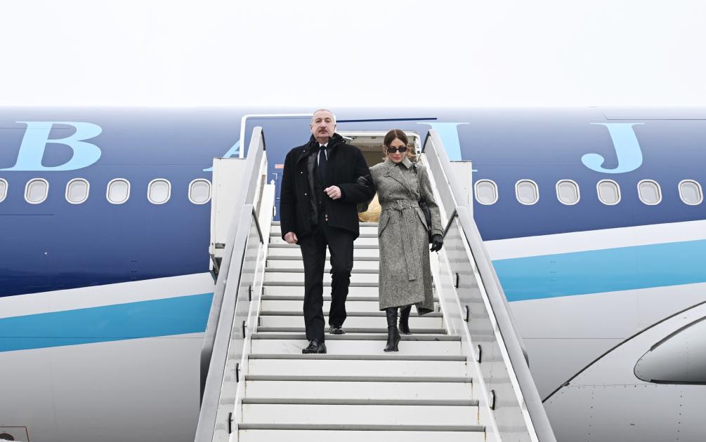 Prezident və birinci xanım İsveçrədə səfərdədir – FOTO