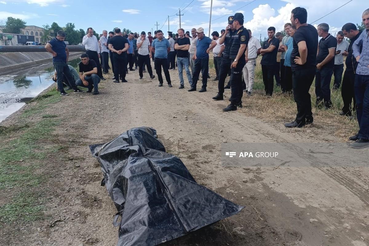 Tovuzda kanalda meyit tapılıb Tovuzda kanalda meyit tapılıb