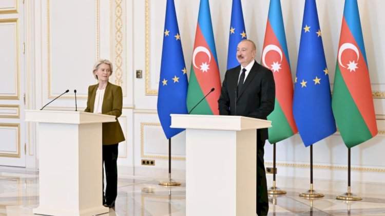 Prezident İlham Əliyev və Ursula Fon der Lyayen mətbuata bəyanatlarla çıxış ediblər - TAM MƏTN Prezident İlham Əliyev və Ursula Fon der Lyayen mətbuata bəyanatlarla çıxış ediblər - TAM MƏTN
