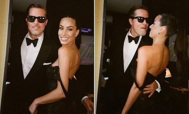 Bred Pitt sevgilisi ilə görüntüləndi Bred Pitt sevgilisi ilə görüntüləndi