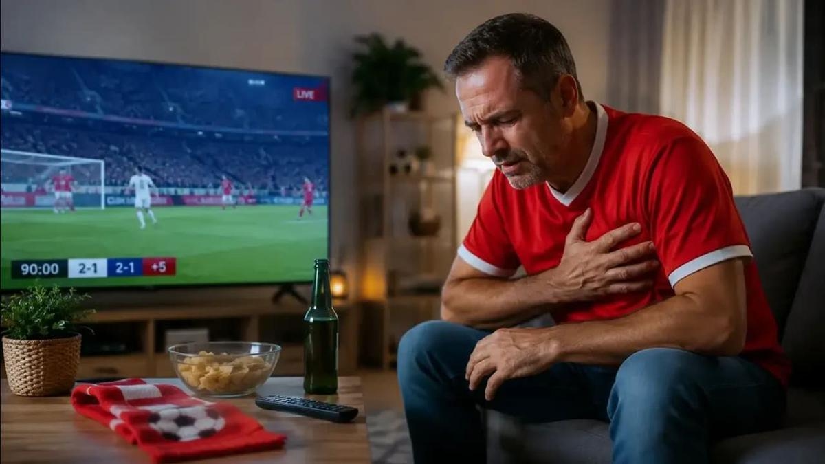 Kardioloqdan XƏBƏRDARLIQ: Futbol matçları zamanı infarkt riski artır - VİDEO Kardioloqdan XƏBƏRDARLIQ: Futbol matçları zamanı infarkt riski artır - VİDEO