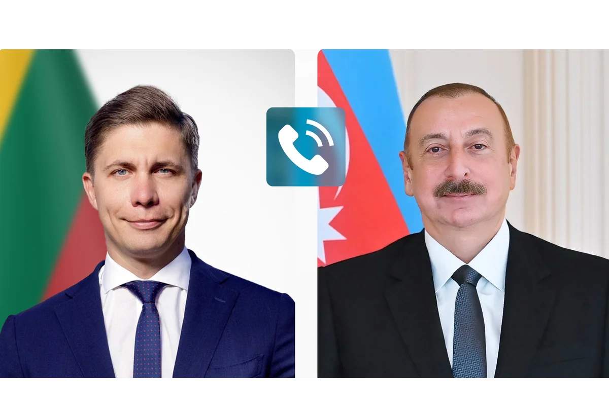Litva Baş naziri İlham Əliyevə zəng etdi Litva Baş naziri İlham Əliyevə zəng etdi