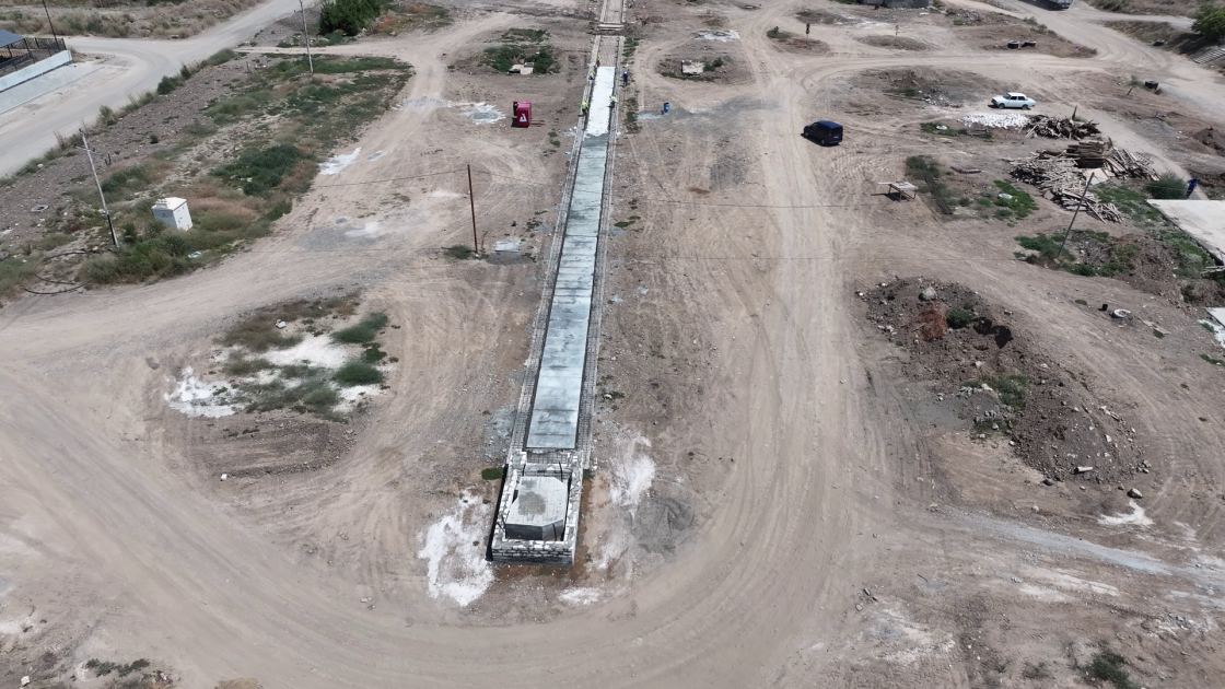 Ağdamda Mərkəzi park tikilir - FOTO Ağdamda Mərkəzi park tikilir - FOTO