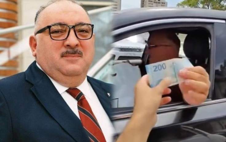 Kuryerə verdiyi 200 manat gündəm oldu - VİDEO Kuryerə verdiyi 200 manat gündəm oldu - VİDEO