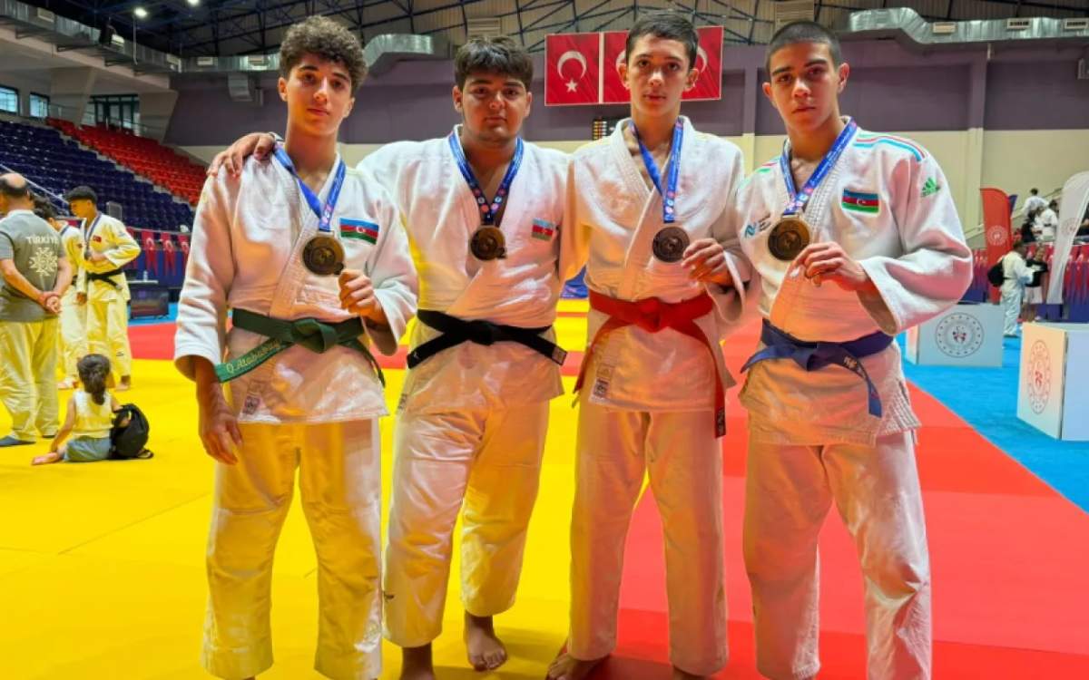 Yeniyetmə cüdoçularımız Türkiyədə 4 medal qazandılar Yeniyetmə cüdoçularımız Türkiyədə 4 medal qazandılar