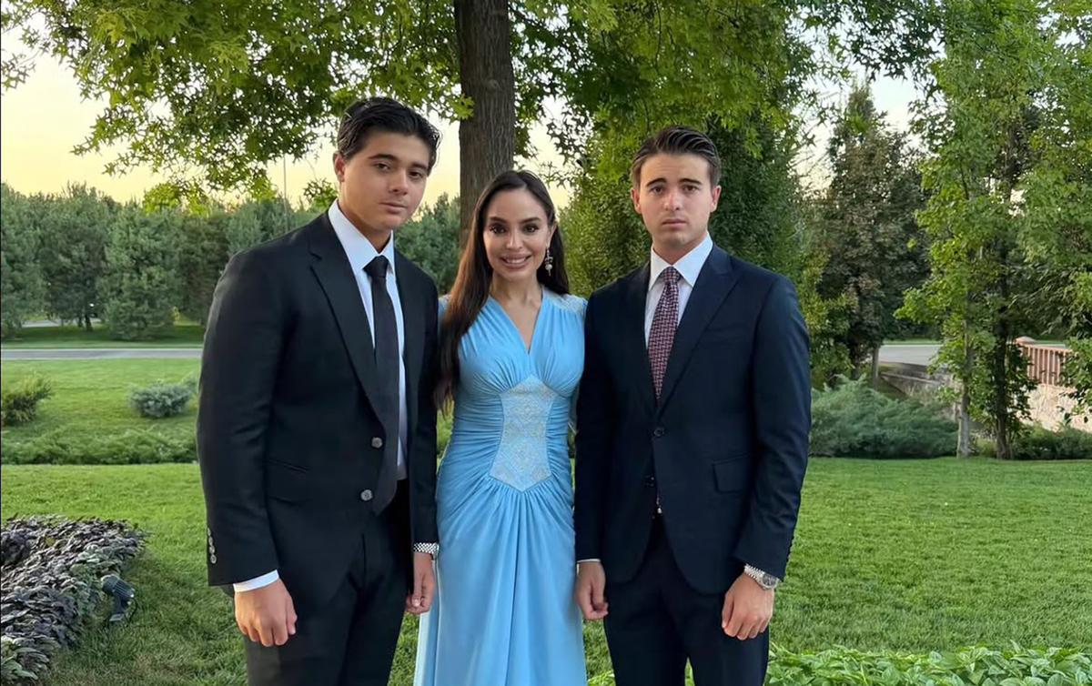 Leyla Əliyeva oğulları ilə Daşkənddə - FOTO Leyla Əliyeva oğulları ilə Daşkənddə - FOTO