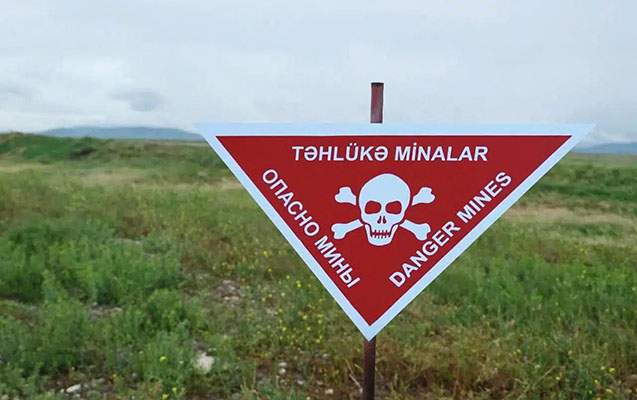 Ötən həftə 1829,3 ha ərazi minalardan təmizlənib Ötən həftə 1829,3 ha ərazi minalardan təmizlənib